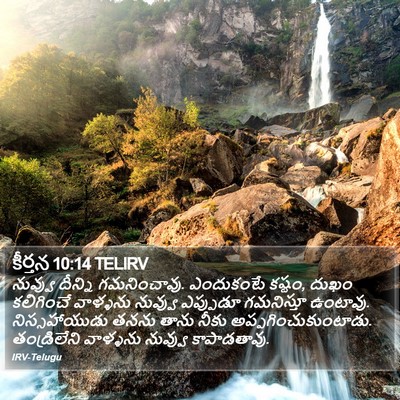 కీర్తన 10:14 TELIRV Bible Verse Image