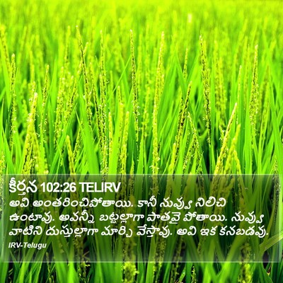 కీర్తన 102:26 TELIRV Bible Verse Image