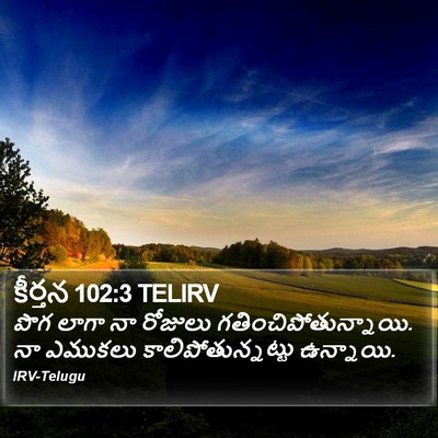 కీర్తన 102:3 TELIRV Bible Verse Image