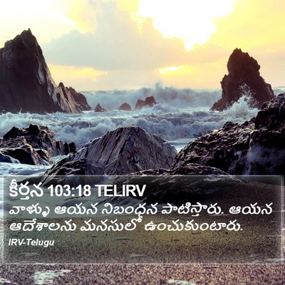 కీర్తన 103:18 TELIRV Bible Verse Image