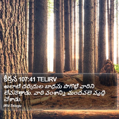 కీర్తన 107:41 TELIRV Bible Verse Image