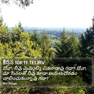 కీర్తన 108:11 TELIRV Bible Verse Image