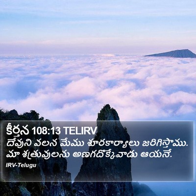 కీర్తన 108:13 TELIRV Bible Verse Image