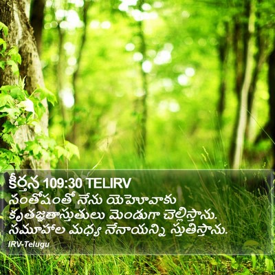 కీర్తన 109:30 TELIRV Bible Verse Image