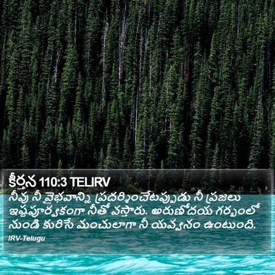 కీర్తన 110:3 TELIRV Bible Verse Image