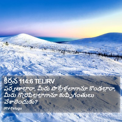 కీర్తన 114:6 TELIRV Bible Verse Image