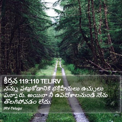 కీర్తన 119:110 TELIRV Bible Verse Image