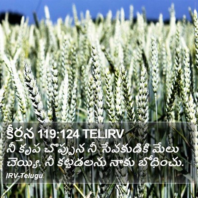 కీర్తన 119:124 TELIRV Bible Verse Image