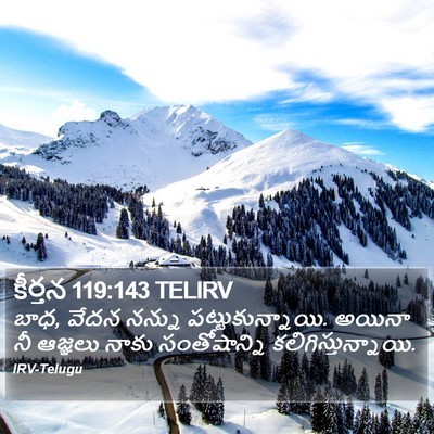కీర్తన 119:143 TELIRV Bible Verse Image