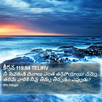 కీర్తన 119:84 TELIRV Bible Verse Image