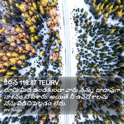 కీర్తన 119:87 TELIRV Bible Verse Image