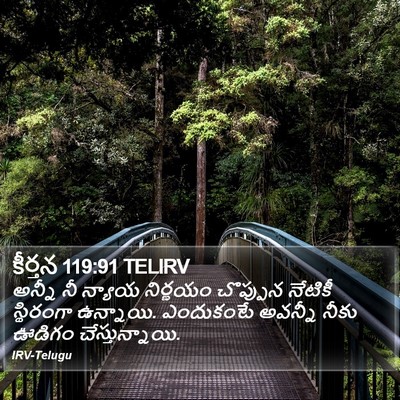 కీర్తన 119:91 TELIRV Bible Verse Image
