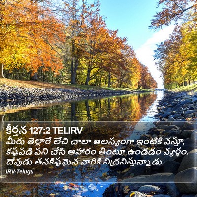 కీర్తన 127:2 TELIRV Bible Verse Image