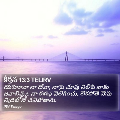 కీర్తన 13:3 TELIRV Bible Verse Image