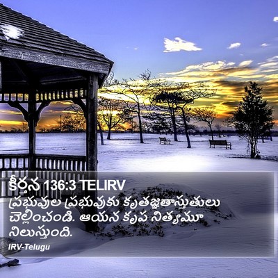 కీర్తన 136:3 TELIRV Bible Verse Image