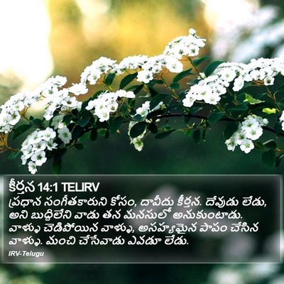 కీర్తన 14:1 TELIRV Bible Verse Image
