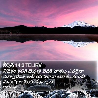కీర్తన 14:2 TELIRV Bible Verse Image