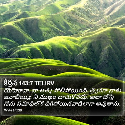 కీర్తన 143:7 TELIRV Bible Verse Image