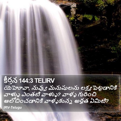కీర్తన 144:3 TELIRV Bible Verse Image