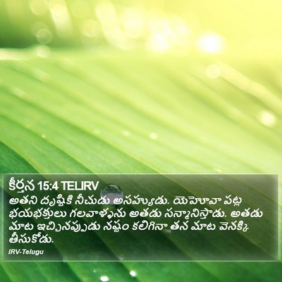 కీర్తన 15:4 TELIRV Bible Verse Image