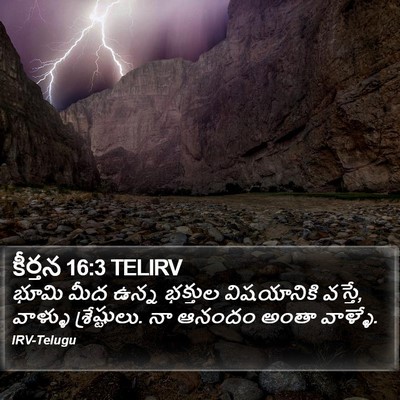 కీర్తన 16:3 TELIRV Bible Verse Image