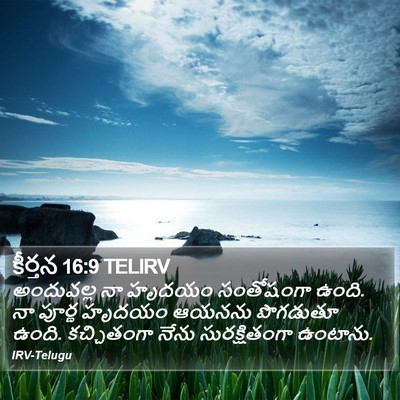 కీర్తన 16:9 TELIRV Bible Verse Image