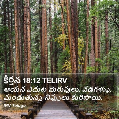 కీర్తన 18:12 TELIRV Bible Verse Image