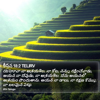 కీర్తన 18:2 TELIRV Bible Verse Image