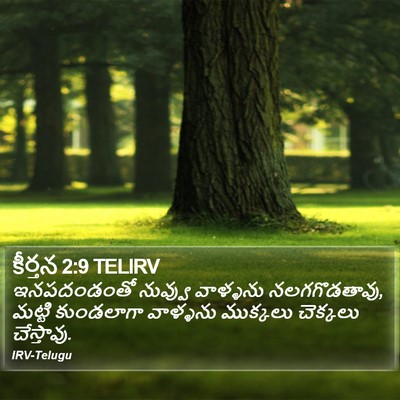 కీర్తన 2:9 TELIRV Bible Verse Image