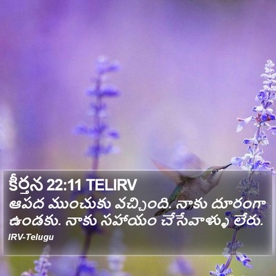 కీర్తన 22:11 TELIRV Bible Verse Image