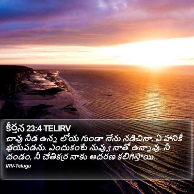 కీర్తన 23:4 TELIRV Bible Verse Image