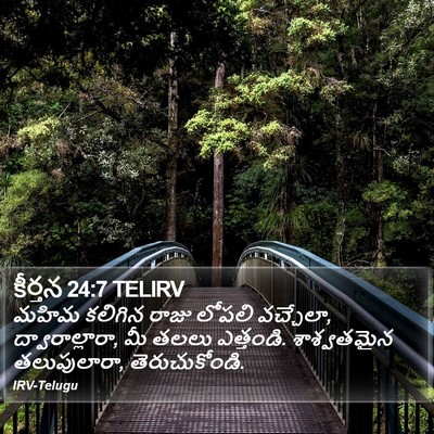 కీర్తన 24:7 TELIRV Bible Verse Image
