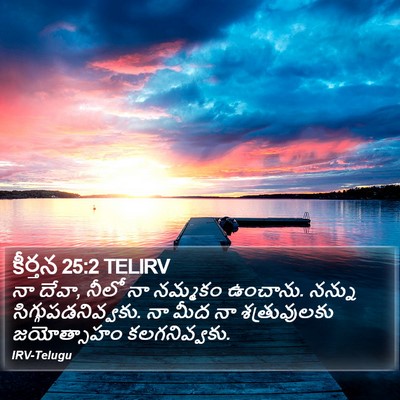 కీర్తన 25:2 TELIRV Bible Verse Image