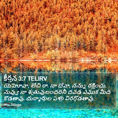 కీర్తన 3:7 TELIRV Bible Verse Image