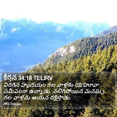 కీర్తన 34:18 TELIRV Bible Verse Image