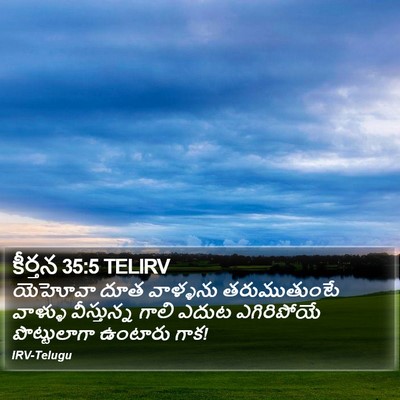 కీర్తన 35:5 TELIRV Bible Verse Image