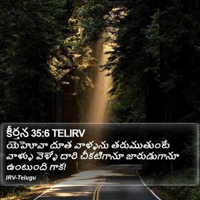 కీర్తన 35:6 TELIRV Bible Verse Image