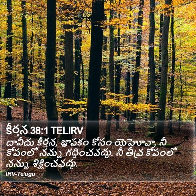 కీర్తన 38:1 TELIRV Bible Verse Image