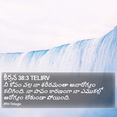కీర్తన 38:3 TELIRV Bible Verse Image