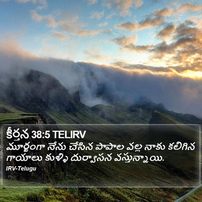 కీర్తన 38:5 TELIRV Bible Verse Image