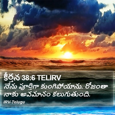 కీర్తన 38:6 TELIRV Bible Verse Image