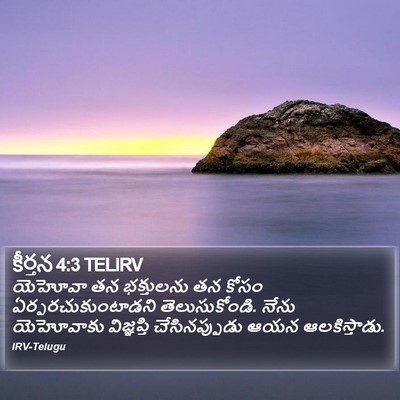 కీర్తన 4:3 TELIRV Bible Verse Image