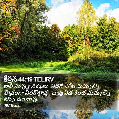 కీర్తన 44:19 TELIRV Bible Verse Image