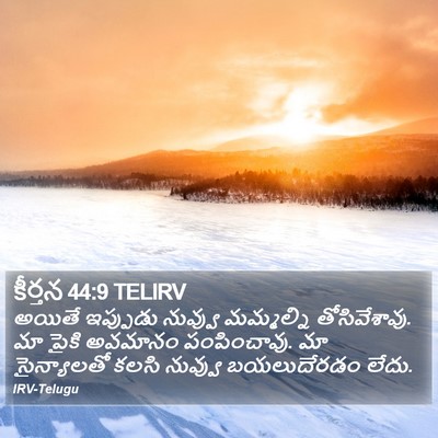 కీర్తన 44:9 TELIRV Bible Verse Image