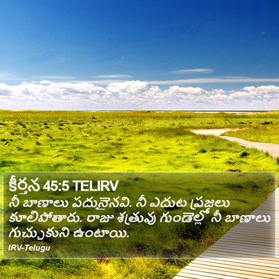 కీర్తన 45:5 TELIRV Bible Verse Image