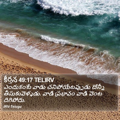 కీర్తన 49:17 TELIRV Bible Verse Image