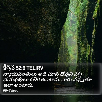 కీర్తన 52:6 TELIRV Bible Verse Image