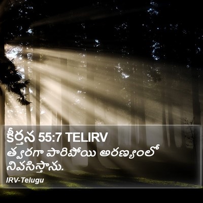 కీర్తన 55:7 TELIRV Bible Verse Image