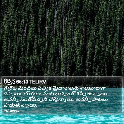 కీర్తన 65:13 TELIRV Bible Verse Image