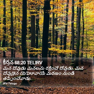 కీర్తన 68:20 TELIRV Bible Verse Image
